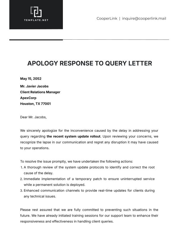 Crafting A Compelling Response To Query Letter: Best Practices